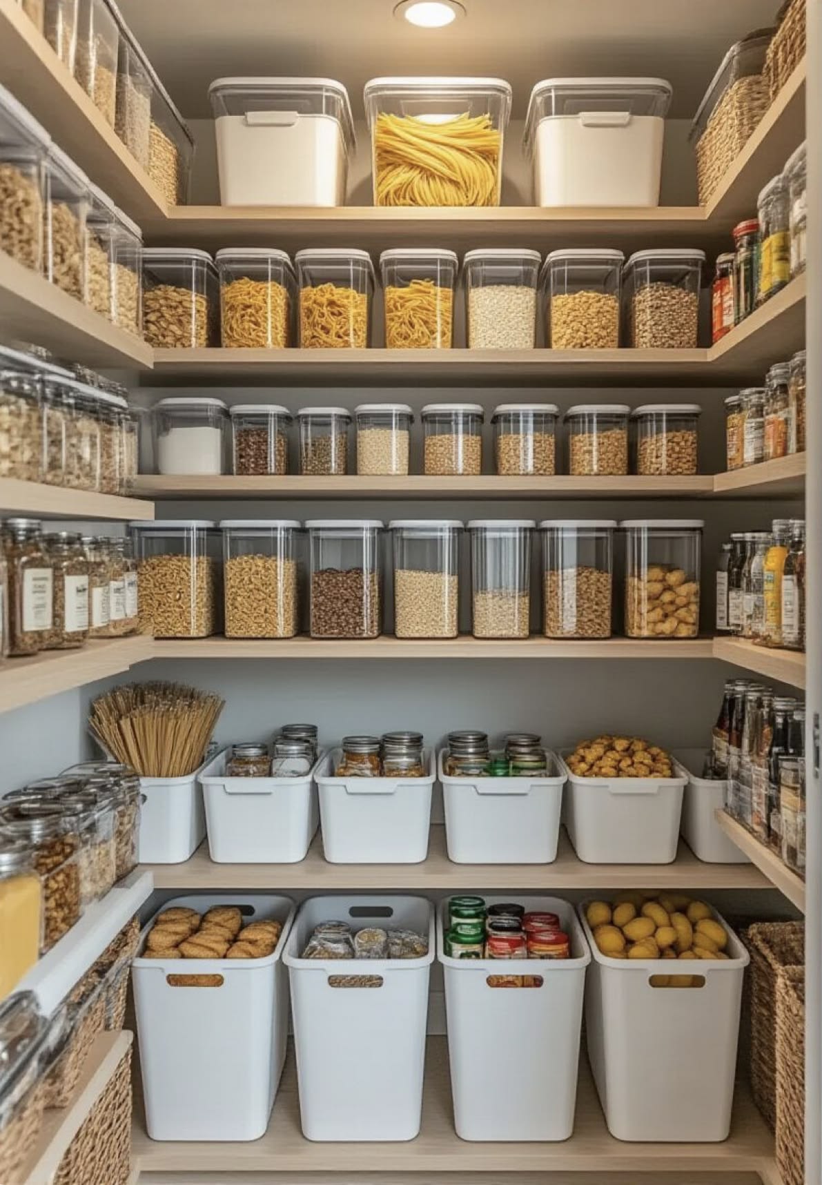 como organizar despensa de cozinha produtos